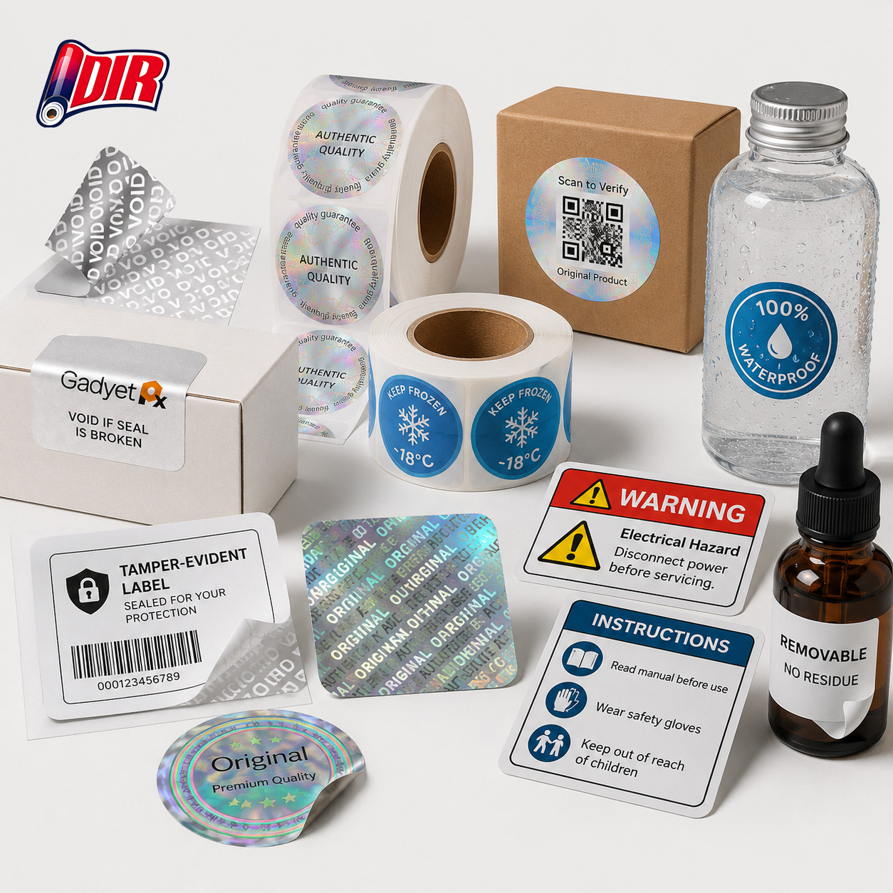 Special functional label material